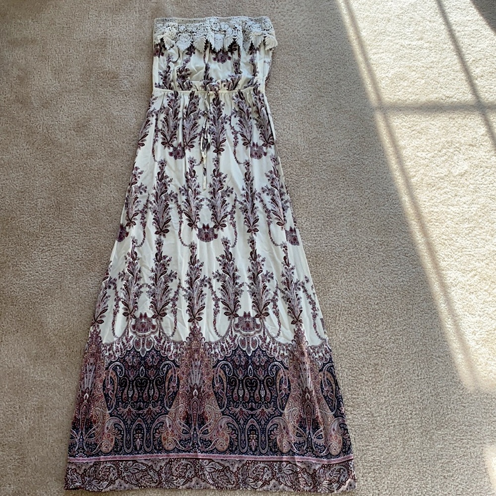 Strapless Maxi Dress